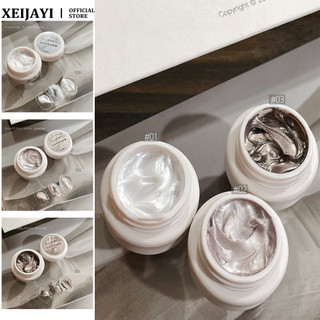 Xeijayi Ngọc Trai Cổ Tích Bột Chủ Đề Dán Móng Gel Ba Chiều Hình Ảnh Trị Liệu Nghệ Thuật Cửa Hàng