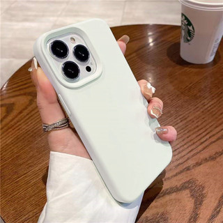 Logo Ốp Lưng Silicon Lỏng Cho iPhone 16 15 14 13 12 11 Pro Max Chống Sốc Mềm Mặt Sau Bảo Vệ Dành Cho 16 series Phụ Kiện Điện Thoại