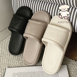 Xixitiao Dép Trong Nhà Dép Dép Dép Đi Trong Nhà Phong Cách Mới Đơn Giản Thoải Mái Màu Trơn Đế Mềm eva