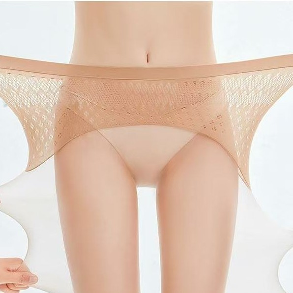 Cực Lớn Kích Thước Liền Mạch Đáy 1D Siêu Trong Suốt Đen Lụa Jumpsuit Khỏa Thân Cảm Giác Vớ