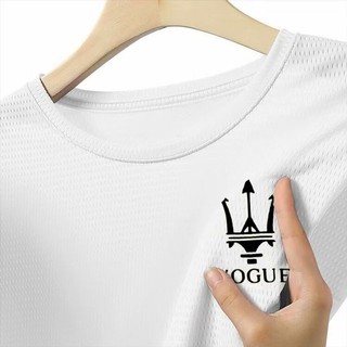 Dichuangzhe Áo thun ngắn tay thoáng khí bằng lụa băng khô cho thể thao mùa hè - Phong cách đô thị thông thường