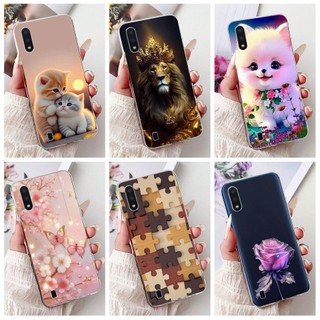 Dành Cho Vỏ Samsung Galaxy A01 M01 Core Ốp Lưng Hoạt Hình Dễ Thương TPU Vỏ Silicon Mềm Vỏ Bảo Vệ Cho Samsung A01Core A 01 Ốp Lưng