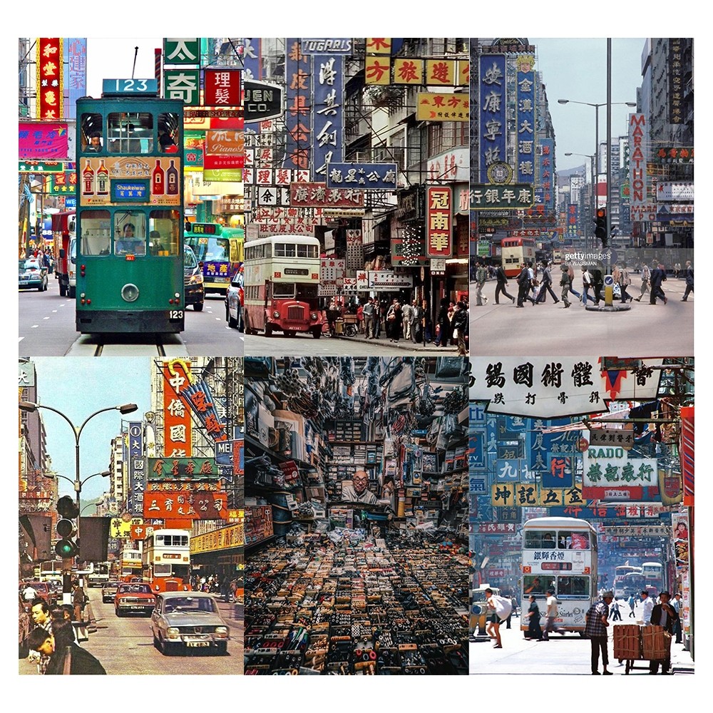 [Giấy] A4 In Màu - Set 50 Tờ Poster Giấy Dán Tường - HÌNH POSTER HONG KONG - Decor Trang Trí Nhà | MS: 111578