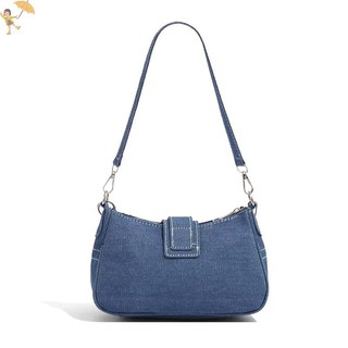 [Gou] Túi xách nữ thời trang Denim Stars Pattern Cool Girls Y2K