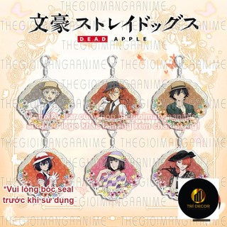 (MŨ VIỀN HOA) Móc khóa BUNGOU STRAY DOGS Văn Hào Lưu Lạc mica acrylic anime chibi dễ thương xinh xắn