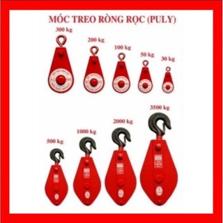 Ròng rọc đỏ puly đủ kích cỡ