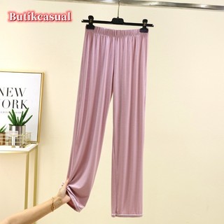 Phụ Nữ Modal Quần Rộng Xuân Hè Rời Cao Cấp Quần Pyjama Rời Size Lớn Quần