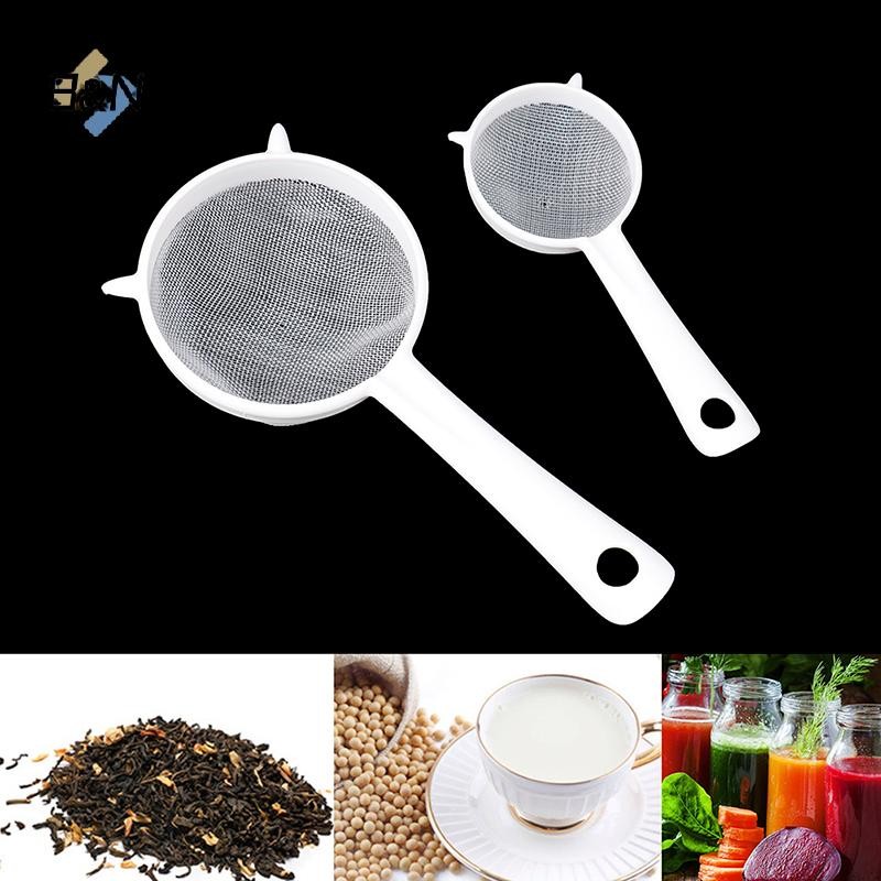 Nhà bếp B & N Màn hình nhựa cầm tay Lưới lọc lá trà Máy lọc bột rây.