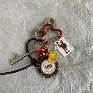 [Keychain] Móc khóa cao cấp chính hãng Ironworks, mặt dây chuyền túi niche, trang trí hợp thời trang cho nam và nữ KMAY