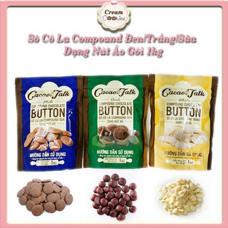 ✿✿✿Sô Cô La Compound Trắng Dạng Nút Áo Gói 1kg✿✿✿