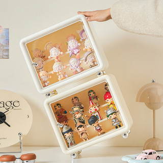 Pop Mart Tay Trưng Bày Tủ Trưng Bày Hộp Bảo Quản Búp Bê Treo Tường Tay Màn Hình Đứng Hộp Bảo Quản Dễ Thương