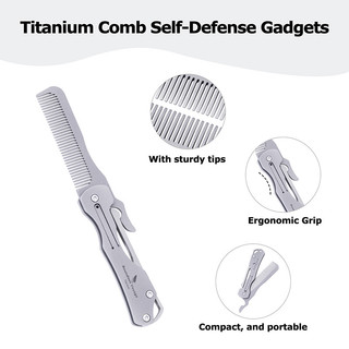Boundless Voyage Gấp Lược Titan Siêu Nhẹ Ngoài Trời Di Động Tự Vệ Tiện Ích