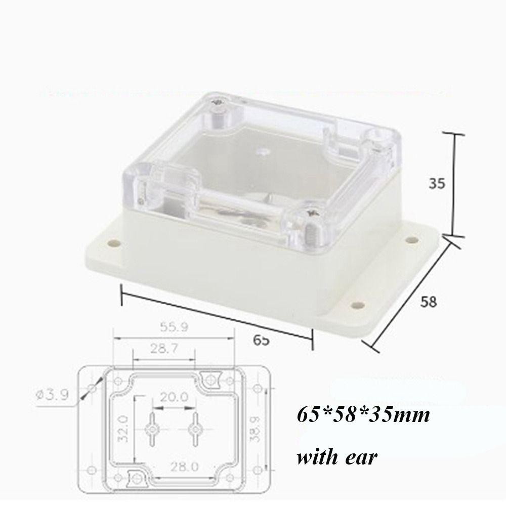 Hộp nối ngoài trời NOTE1, Vỏ bọc nhựa chống thấm nước, Hộp dự án điện 10 kiểu trong suốt