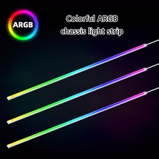 EZ ARGB Dải đèn 5V 3PIN ARGB Thanh đèn LED Nhiều màu ARGB SYNC Đèn khí quyển cho máy tính PC Case Thay thế