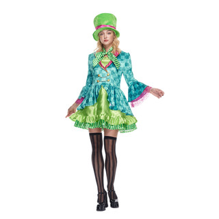 Trang Phục Mad Hatter Cho Phụ Nữ - Theme Halloween & Steampunk, Thích Hợp Tiệc Lễ Hội