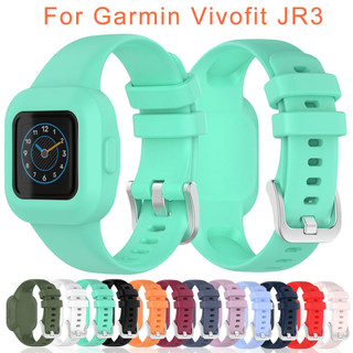 Dây đeo đồng hồ silicon cho Garmin Vivofit JR3 Vòng đeo tay Đồng hồ thông minh Dây đeo cổ tay chống nước cho Vivofit JR 3 Phụ kiện