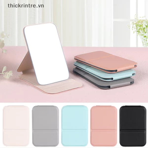 THI Máy Tính Để Bàn Gương Trang Điểm Màu Da Đơn Giản Di Động Cầm Tay Gương Trang Điểm Có Thể Gập Lại Học Sinh Nhỏ Gọn Dễ Thương Bỏ Túi Gương VN