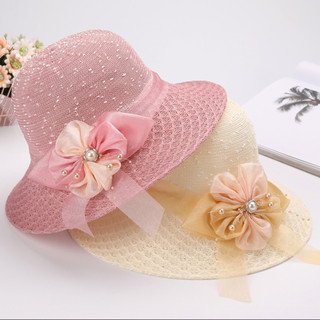 KANGN Mũ Xô Nữ, Mũ Che Nắng Ống Hút Vành Rộng Có Thể Gập Lại, Du Lịch Mùa Hè Di Động Chống Tia UV Mũ Đi Biển