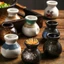 Hộp đựng tăm DELMER, Hộp đựng tăm gốm cổ điển phong cách Nhật Bản, Hộp đựng đồ trang trí Mini Bình nhỏ đơn giản Trang trí Hộp đựng khăn bông Khách sạn