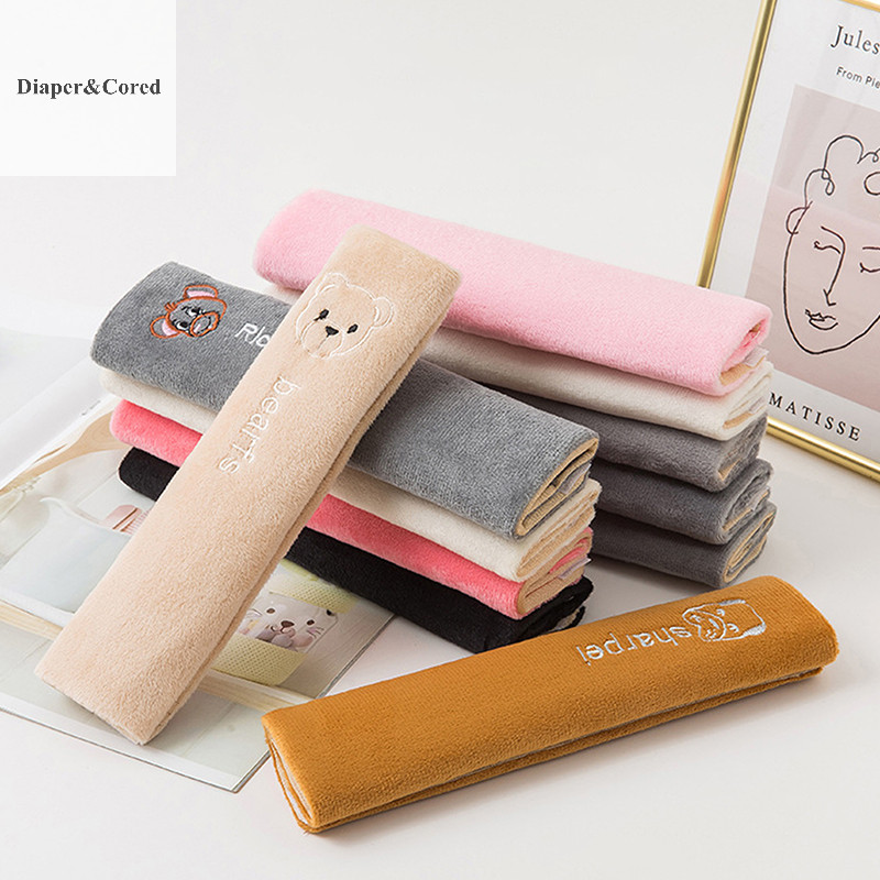 Diaper & CORED Đa Năng Ô Tô Đai An Toàn Bao Có Thể Điều Chỉnh Dây An Toàn Bao Da Dây Đeo Vai Xe Bảo Vệ Miếng Lót Phụ Kiện Ô Tô YTH