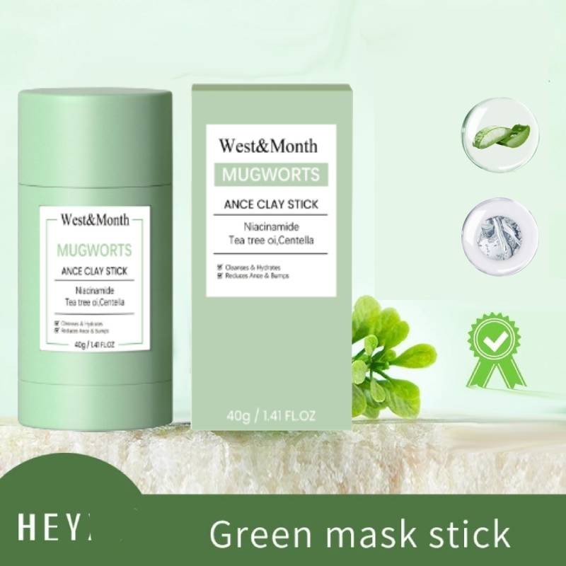 Ảnh EELHOE 2 cái/1 cái Mặt nạ đất sét xanh Thanh Salicylic Acid Chống lỗ chân lông & Mặt nạ làm sạch mụn 2