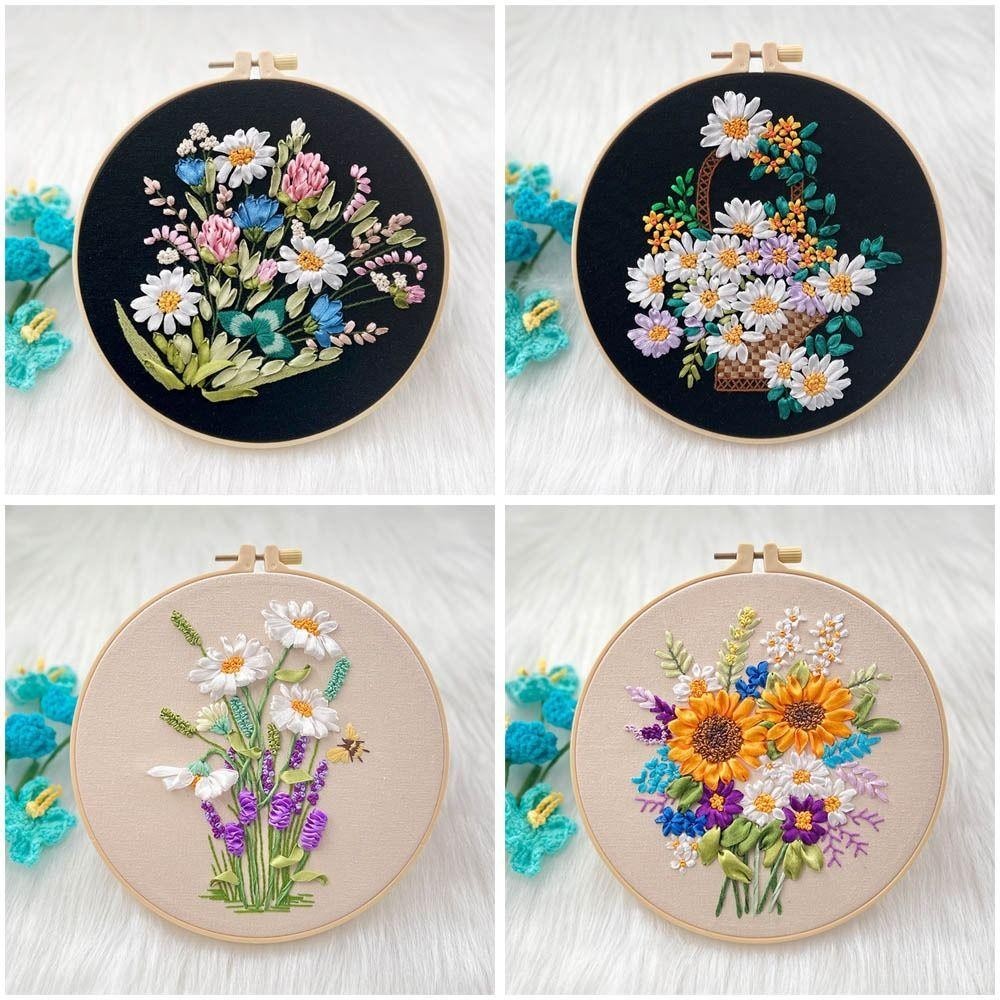 Bộ dụng cụ thêu ODAKA, Bộ dụng cụ thêu ruy băng thủ công, Bộ dụng cụ thêu thêu nghệ thuật