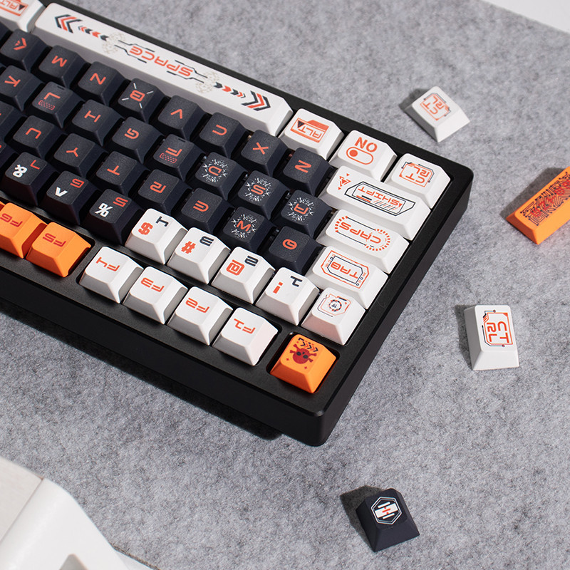 157 phím Tương lai Cơ khí mát mẻ keycaps Cherry Profile PBT PC keycap set cho bàn phím cơ mx switch | BigBuy360 - bigbuy360.vn