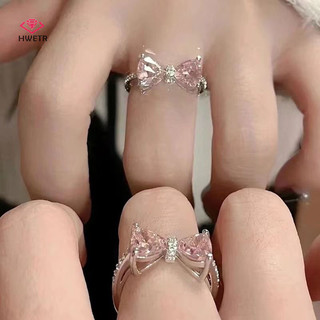 Hwetr Tối Giản Nơ Mở Nhẫn Có Thể Điều Chỉnh Cho Nữ Bé Gái Thời Trang Sáng Tạo Hình Học Không Đều Sinh Nhật Trang Sức Quà Tặng Mới