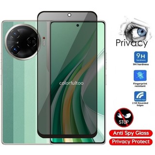 Kính Cường Lực Riêng Tư 2in1 Cho Tecno Camon 30 Pro 30Pro Camon30 4G 5G 9H Full Cover Chống Gián Điệp Kính Riêng Bảo Vệ Màn Hình Cho Camon 30 5G Mặt Sau Ống Kính Máy Ảnh Phim