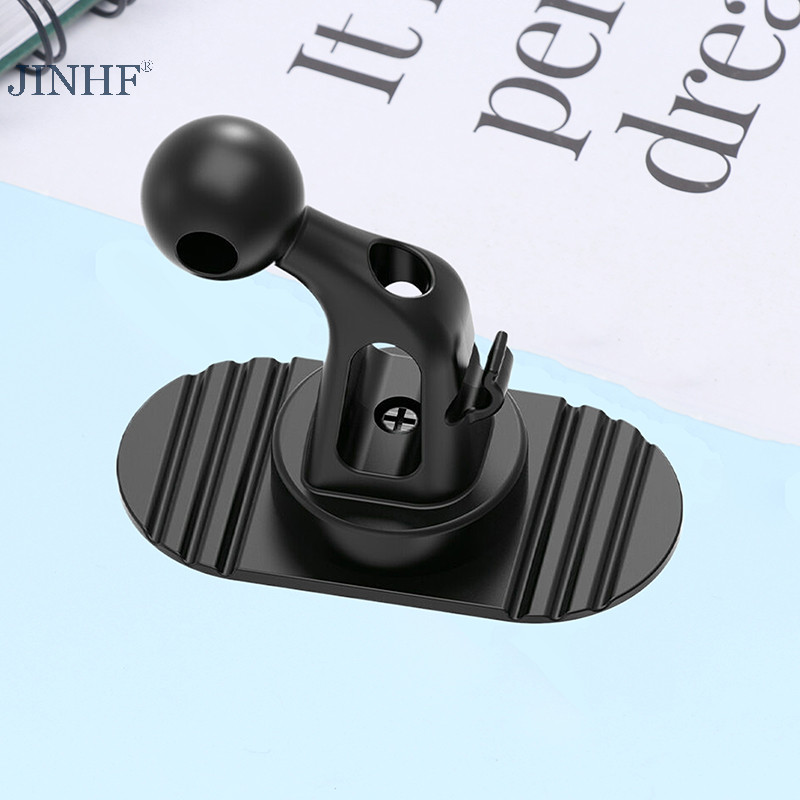 Jinhf Đa Năng Giá Đỡ Điện Thoại Ô Tô Đế 17 Mm Bóng Đầu Miếng Dán Đế Điện Thoại Ô Tô Phụ Kiện GPS Cho IPhone Xiaomi HOT