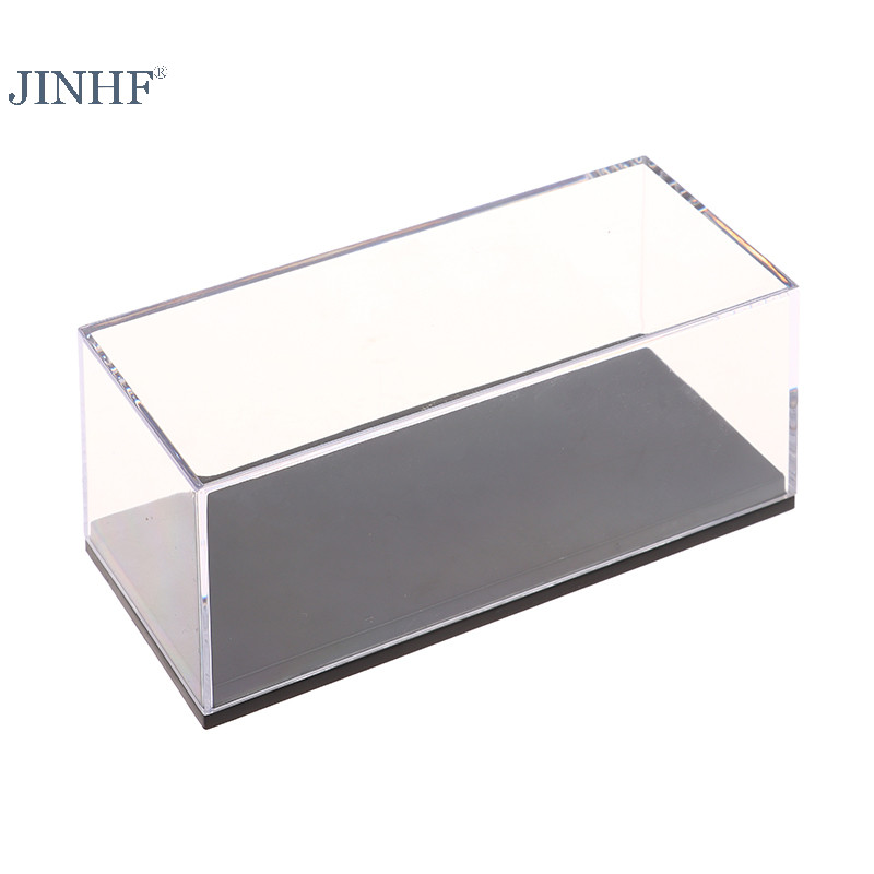 Jinhf Ba Kích Cỡ 1: 64 Xe Ô Tô Mô Hình Hộp Bảo Vệ Trong Suốt Acrylic Bụi Bìa Cứng Bảo Quản Giá Đỡ HOT