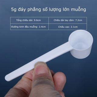 Combo 10 thìa đong định lượng sữa gia vị nấu ăn 1g 3g 5g 10g nhựa PP an toàn sức khỏe SUNND