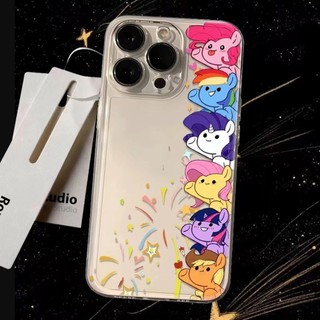 Ốp Điện Thoại Di Động Hoạt Hình My Little Pony Cho IPhone 11 15 14 13 Pro Max 12 / 8se 7 Plus XS Chất Liệu Silicon Chống Thấm Nước Và Chống Sốc Vỏ Mới