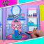 ĐỒ CHƠI NGÔI NHÀ BÚP BÊ GIẤY CẮT THỦ CÔNG DIY - TOCA LIFE WORLD - MẪU TA037 đồ chơi bé gái squishy giấy đồ chơi giấy