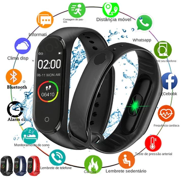 Đồng hồ thông minh mới Dây đeo cổ tay IP65 Đồng hồ chống nước Huyết áp Theo dõi nhịp tim Theo dõi sức khỏe Cuộc gọi Chạy vòng đeo tay thông minh