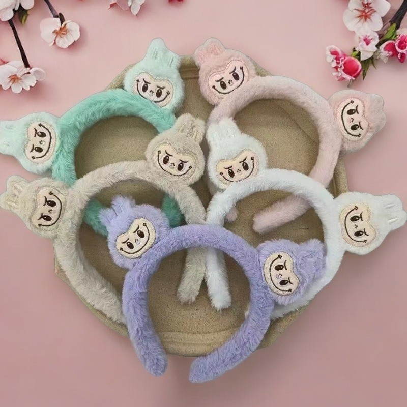 [Flash sales] Bờm Tóc,Băng Đô Cài Tóc Lông Nhung Hoạt Hình Phù Thuỷ Labubu Đáng yêu Hottrend Phụ Kiện Tóc Nữ Empoli