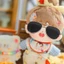 Kính búp bê YOLOGO, Khung vuông Photo Prop Kính mắt búp bê sang trọng, Phụ kiện búp bê kim loại thời trang Búp bê