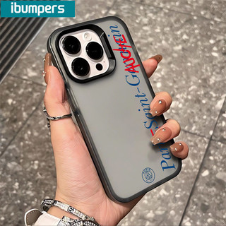 ibumpers Ốp Lưng IPhone Đơn Giản Họa Tiết Graffiti Tiếng Anh Ốp Điện Thoại Trong Suốt Nhám Mờ TPU Mỏng Chống Sốc Chống Bẩn Cho IPhone 16 15 14 12 13 11 Pro Max IP 7 8 Plus X XS XR