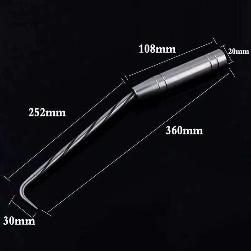 Cminyp Thép không gỉ Dây buộc cốt thép Twister Dụng cụ cầm tay có móc xoay - 60-100 nhân vật Glory
