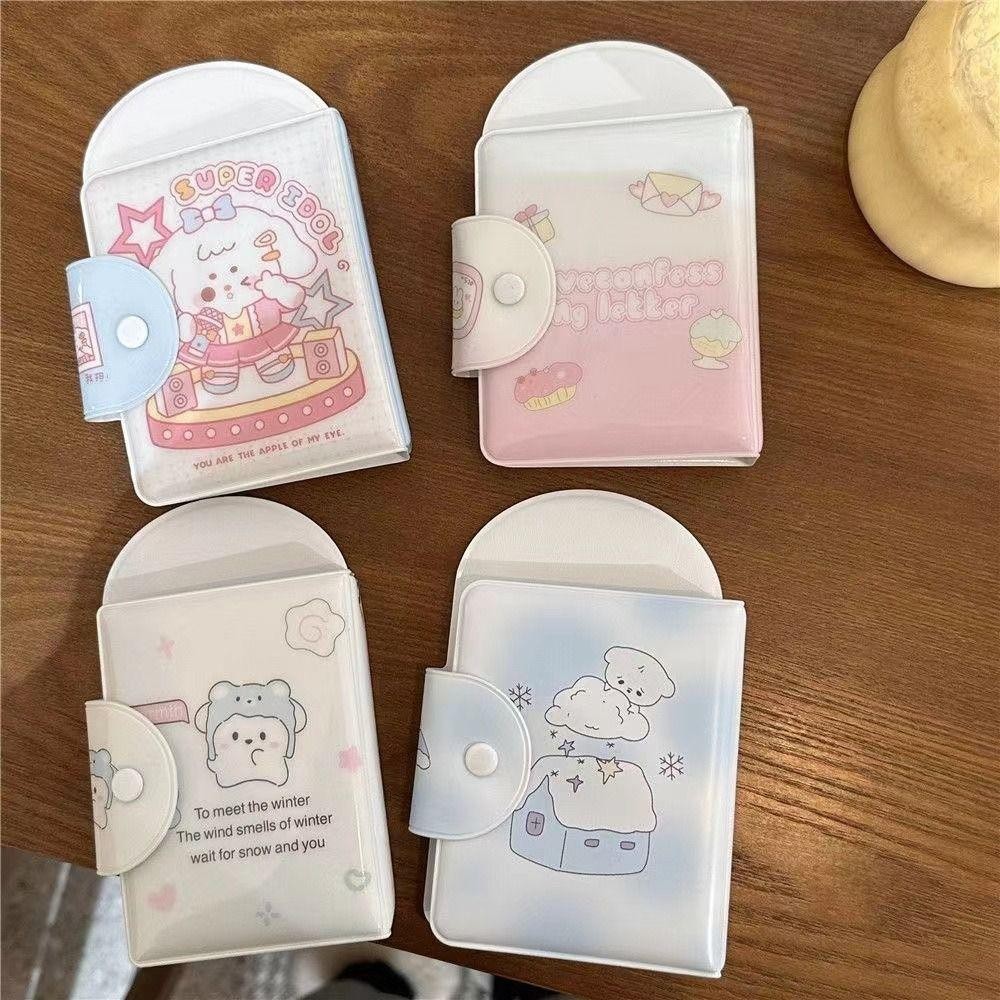 [Vận chuyển nhanh] Sách sưu tập thẻ thần tượng SIMPLEAID, Album đựng thẻ hoạt hình 3 Inch, Quà tặng bảo vệ ảnh PVC Mini dễ thương