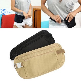 Kudosation Travel Money Belt Ẩn Eo Ví An Ninh Túi Hộ Chiếu Túi Đựng ID