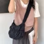 Ở lại Túi xách nữ Túi đeo vai dung tích lớn Túi đeo chéo màu trơn