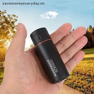 [savemoneyeveryday] Kính thiên văn một mắt 2000x25 HD Kính thiên văn điện thoại di động di động Kính thiên văn ngắm chim cắm trại ngoài trời [vn]