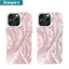 ibumpers Ốp Lưng IPhone Đẹp Hàn Quốc Nơ Họa Tiết Ốp Điện Thoại IMD Cứng Trơn Chống Bẩn Chống Sốc Cho IPhone 16 15 14 12 13 11 Pro Max