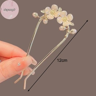 Deyangk Phong Cách Trung Hoa Ngọc Trai sel Kẹp Tóc Phong Cách Cổ Đại Kẹp Tóc Cho Nữ Ánh Sáng Sang Trọng Hình Chữ U Mặt Ngựa Váy Kẹp Tóc VN
