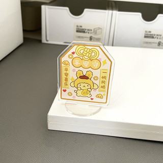 Standee Mô hình mini để bàn bằng nhựa Acrylic hoạt hình Sanrio Kuromi Melody Cinnamoroll Kitty Pochacco Pompurin