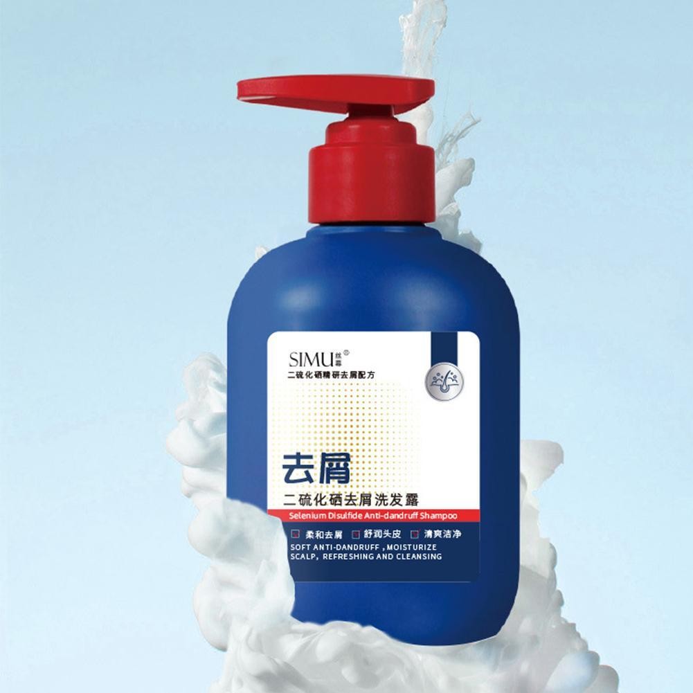 300ml Dầu gội loại bỏ gàu Selenium Disulfide, Dầu gội làm mới và mịn màng M7h4