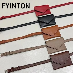 Ví thắt lưng FYINTON, Túi xách Mini Túi thắt lưng da, Túi đeo chéo có thể điều chỉnh có thể tháo rời dành cho nữ
