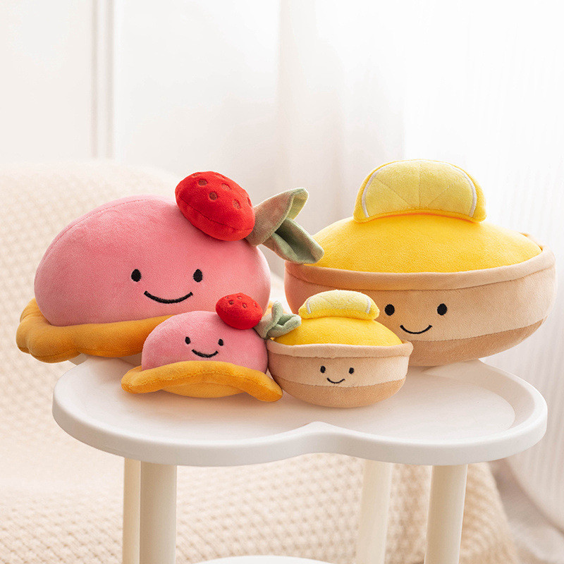 Pn Giả Dễ Thương Dâu Bánh tart Sang Trọng Búp Bê Quà Tặng Cho Bé Gái Trang Trí Nhà Đồ Chơi Nhồi Bông Cho Trẻ Em
