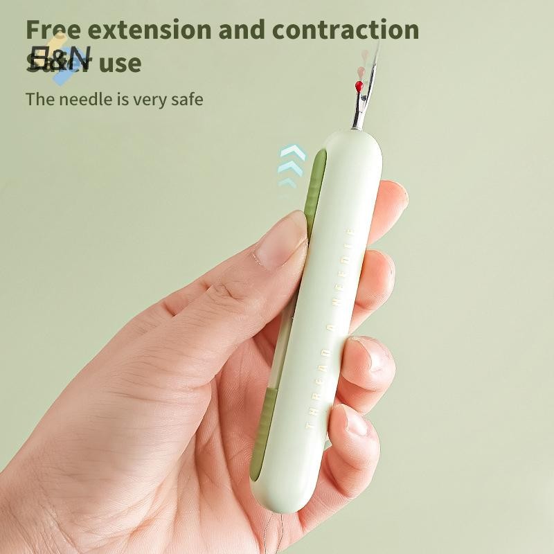 B & N Kim Threader Để May Tay 2 Trong 1 Khâu Tẩy Và Ren Gia Đình May Phụ Kiện Thiết Kế Hai Đầu Kim Làm Việc.